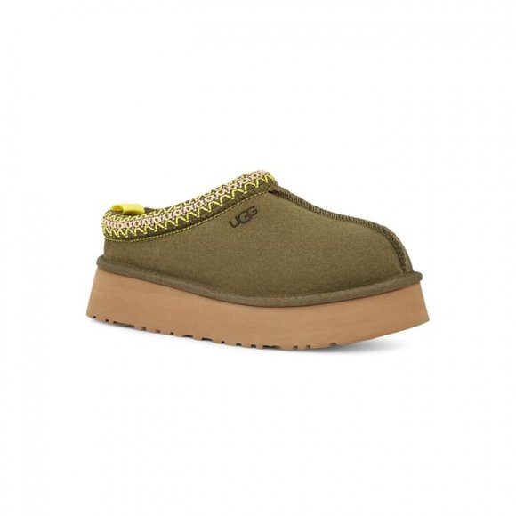 Женские слипоны на платформе Ugg Tazz - Burnt Olive Женские слипоны на платформе Ugg Tazz - Burnt Olive