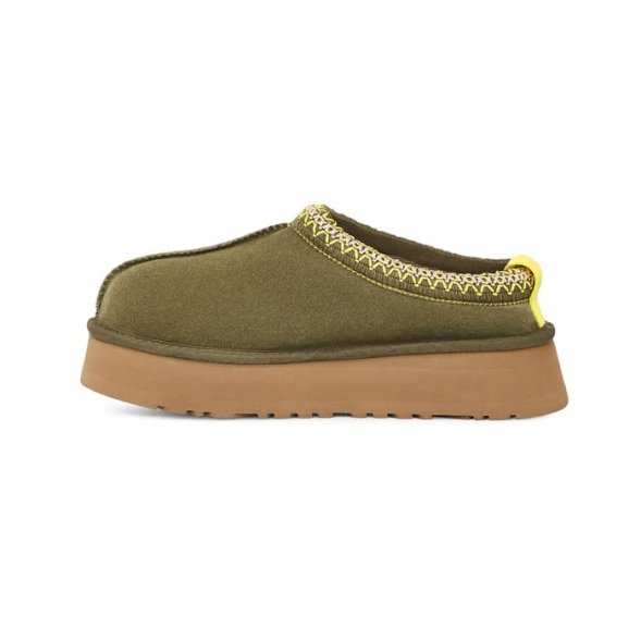 Женские слипоны на платформе Ugg Tazz - Burnt Olive