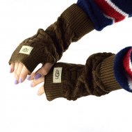 Женские удлиненные перчатки UGG Gloves Chocolate Женские удлиненные перчатки UGG Gloves Chocolate