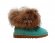 Mini Fox Fur Aqua