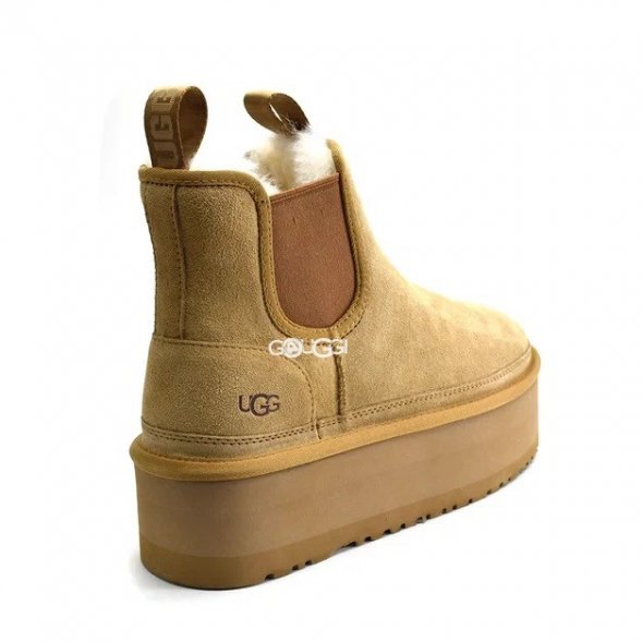 Ugg Chelsea Platform Beige - 37