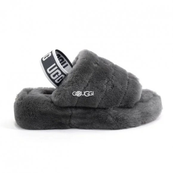 Ugg Fluff Yeah Slide Grey - 36