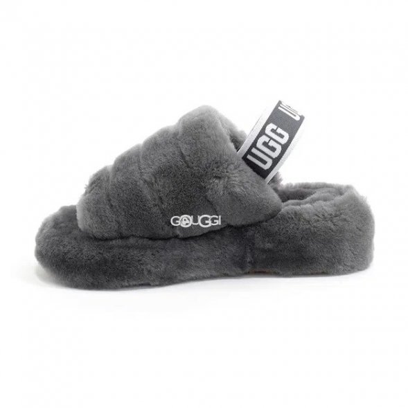 Ugg Fluff Yeah Slide Grey