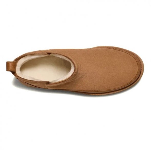 Женские ультра мини угги на платформе UGG Alina Ultra Mini Platform - Chestnut