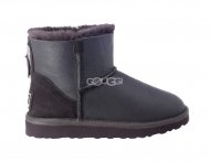 Classic Mini ZIP Metallic Chocolate