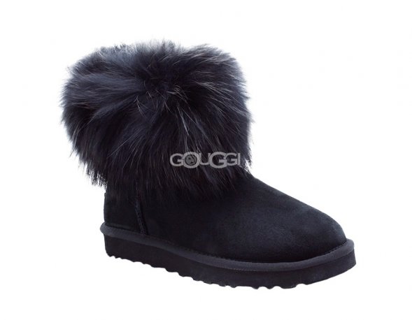 Mini Fox Fur Black - 37