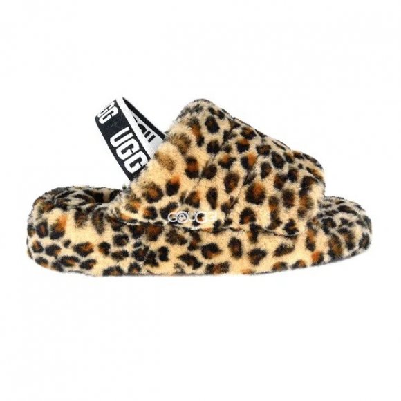 Ugg Fluff Yeah Slide Leopard - 39