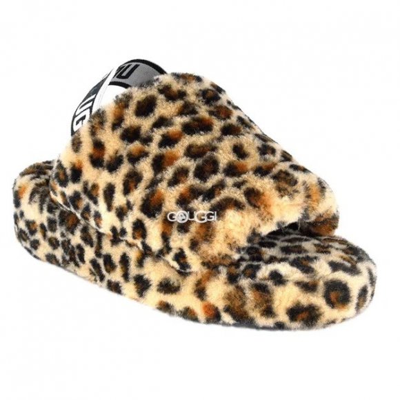Ugg Fluff Yeah Slide Leopard - 40