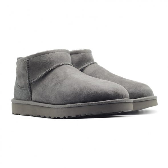 Мужские ультра мини угги Ugg Ultra mini men - Grey