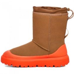 Ugg Classic Short Weather Hybrid - Chestnut / Orange