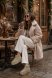 Женские ультра мини угги на платформе UGG Alina Ultra Mini Platform - Sand