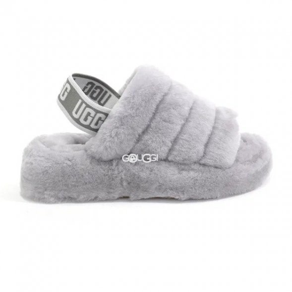 Ugg Fluff Yeah Slide Light Grey - 37
