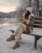 Ugg Neumel Cappuccino - Капучино, 36, Замша