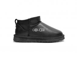 Mens Ultra Mini Metallic Black