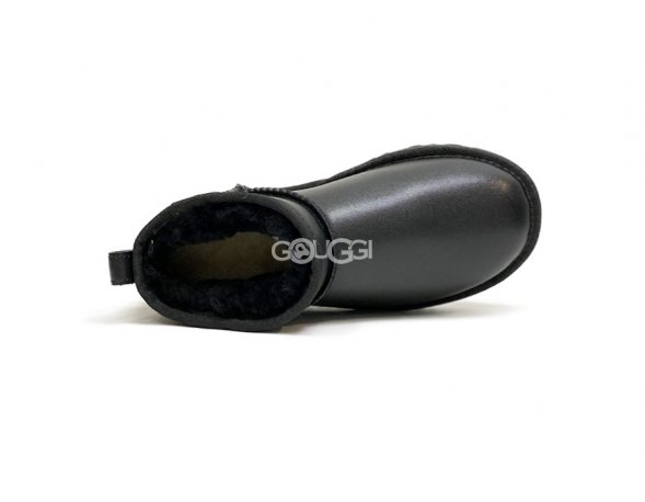 Mens Ultra Mini Metallic Black