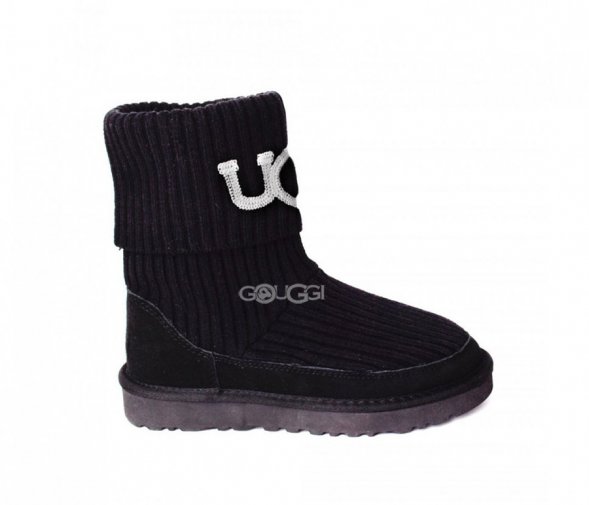 Classic Rib Knit Black