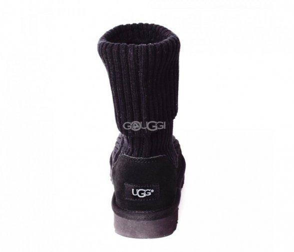 Classic Rib Knit Black