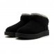 Женские ультра мини угги Ugg Ultra Mini Maxi Curly Boot - Black