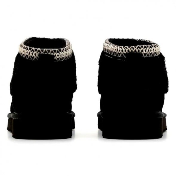 Женские ультра мини угги Ugg Ultra Mini Maxi Curly Boot - Black