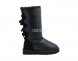 Bailey Bow Tall Metallic Black - 37