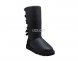 Bailey Bow Tall Metallic Black - 37