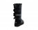 Bailey Bow Tall Metallic Black