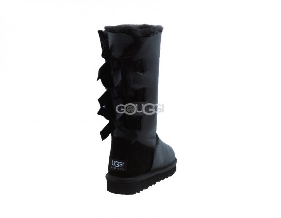 Bailey Bow Tall Metallic Black - 40 Bailey Bow Tall Metallic Black - 40