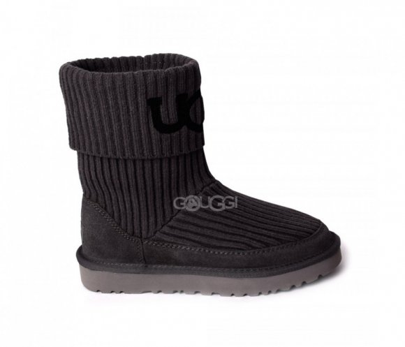 Classic Rib Knit Grey