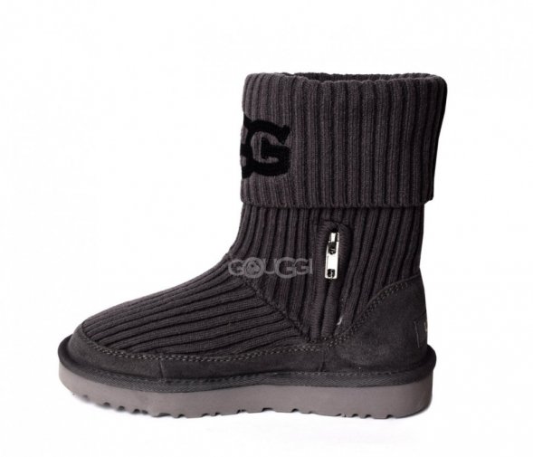 Classic Rib Knit Grey