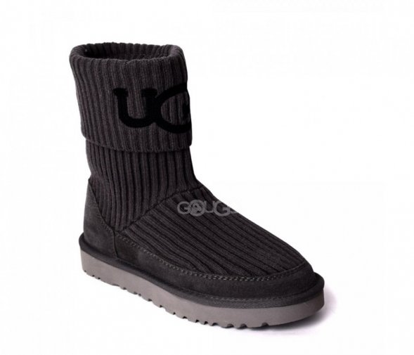 Classic Rib Knit Grey