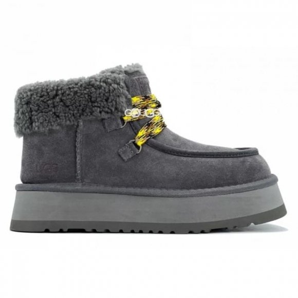 Ugg Funkarra Cabin Cuff - Grey - серый, 36, Замша