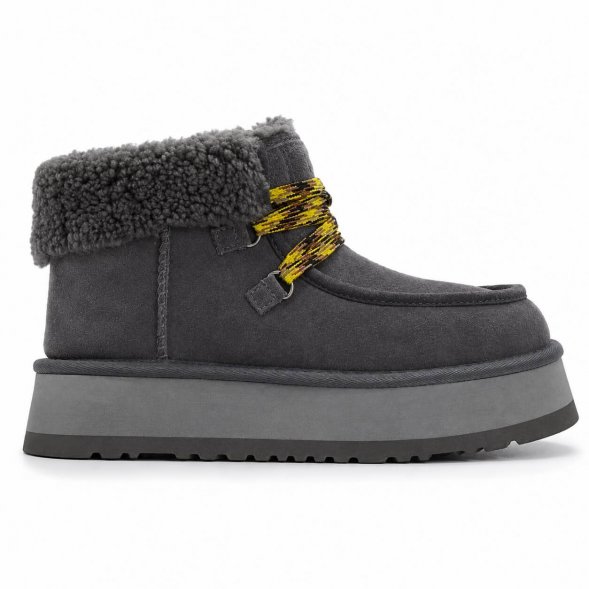Ugg Funkarra Cabin Cuff - Grey - серый, 39, Замша