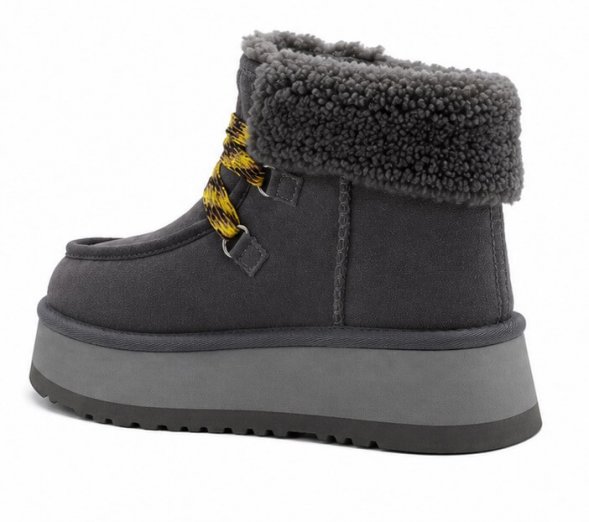 Ugg Funkarra Cabin Cuff - Grey - серый, 39, Замша