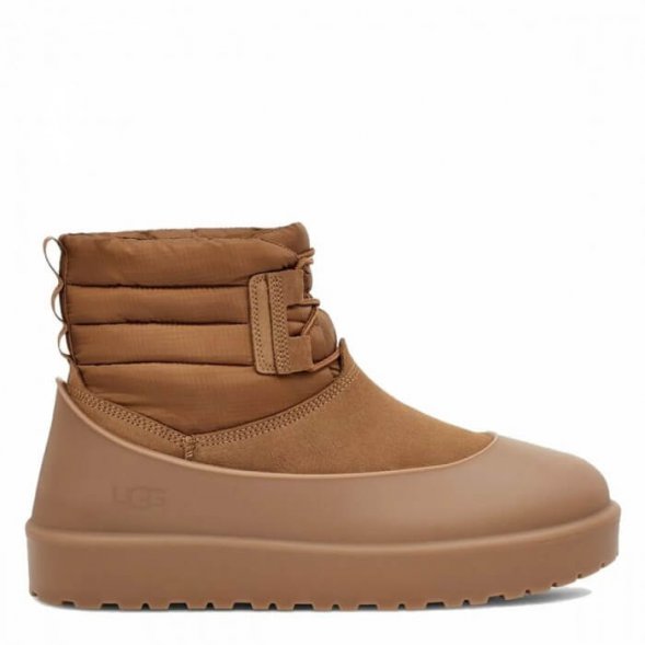 Женские ботинки Ugg Classic Mini Lace-up Weather - Chestnut