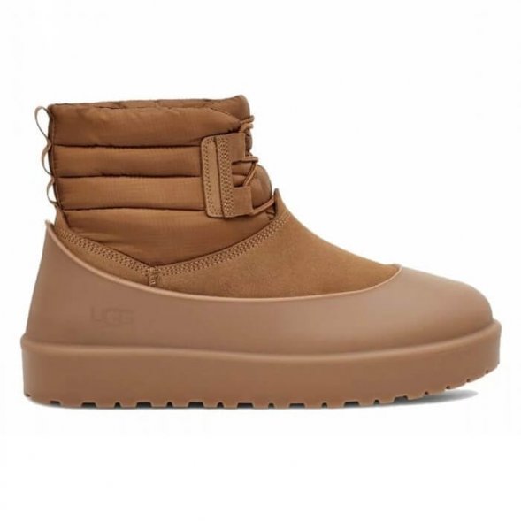 Ugg Classic Mini Lace-up Weather - Chestnut - Каштановый, 36, Замша