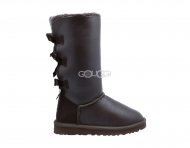 Bailey Bow Tall Metallic Chocolate Bailey Bow Tall Metallic Chocolate