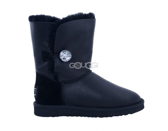 Bailey Button Bling Metallic Black