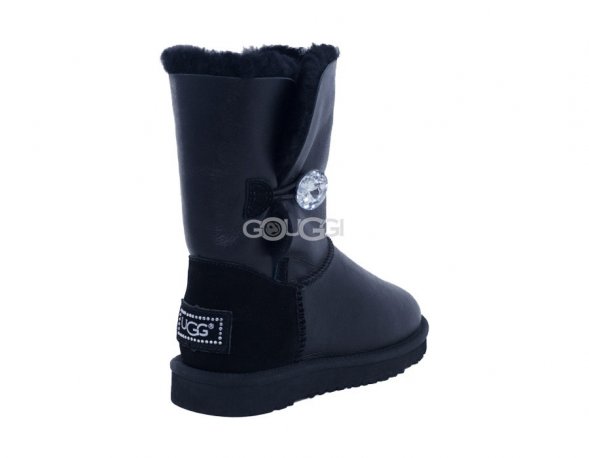 Bailey Button Bling Metallic Black