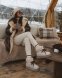 Женские ботинки Ugg Funkarra Cabin Cuff - White Cap