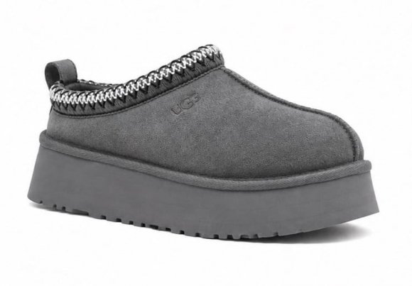 Женские слипоны на платформе Ugg Tazz - Grey