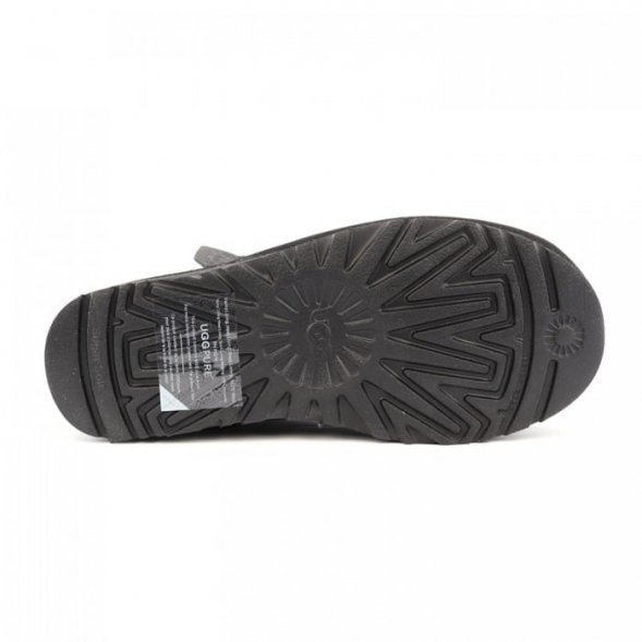 Мужские ультра мини угги на молнии Ugg Ultra Mini Zip Boot - Black / Pearfect