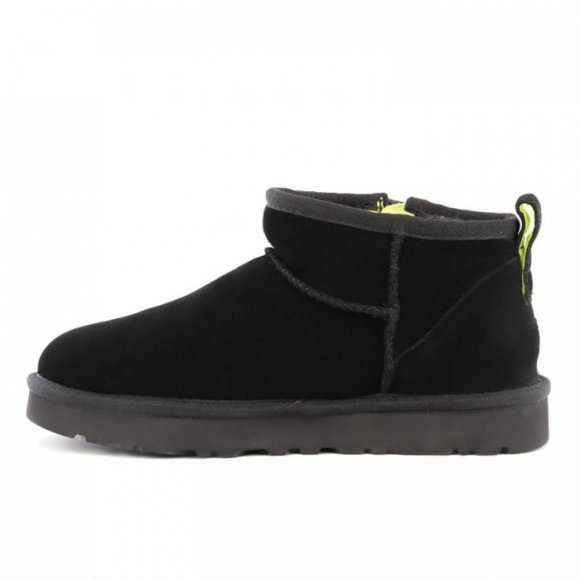 Ugg Ultra Mini Zip Boot - Black / Pearfect - черный, 40, Замша Ugg Ultra Mini Zip Boot - Black / Pearfect - черный, 40, Замша