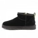 Мужские ультра мини угги на молнии Ugg Ultra Mini Zip Boot - Black / Pearfect