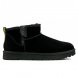 Мужские ультра мини угги на молнии Ugg Ultra Mini Zip Boot - Black / Pearfect