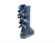 Bailey Bow Tall Metallic Grey - 37