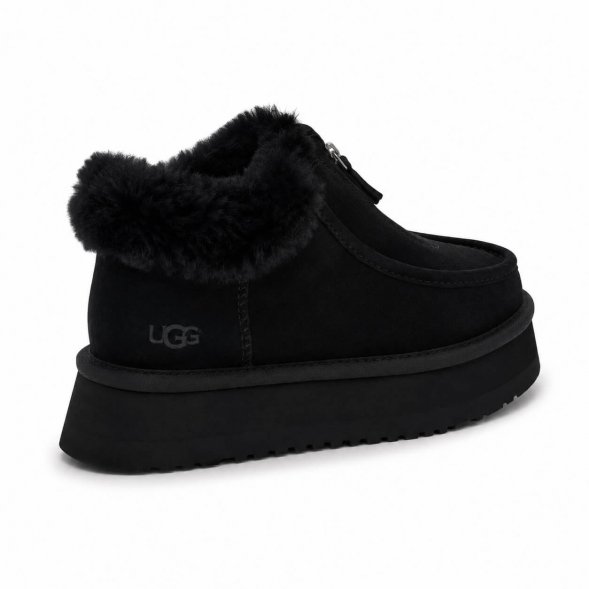 Ugg Funkette Platform Boots - Black - черный, 37, Замша