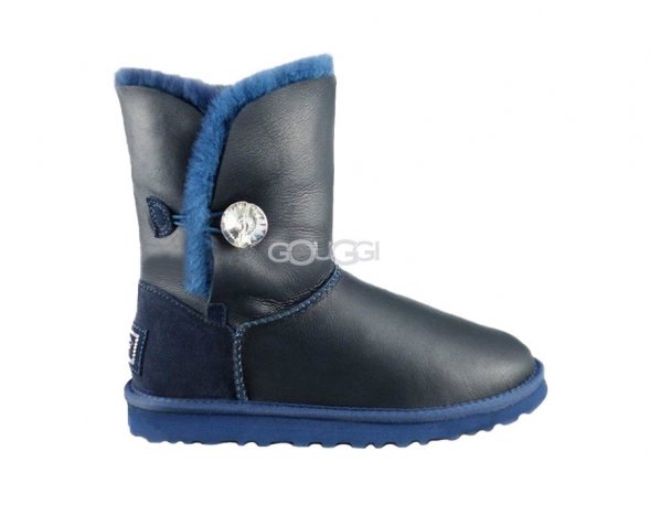 Bailey Button Bling Metallic Navy - 39