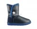 Bailey Button Bling Metallic Navy - 39
