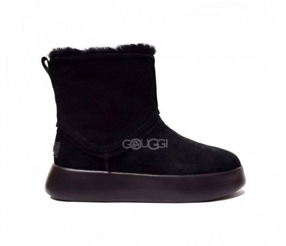 Classic Short Boom Bootie Black - 40