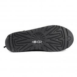 Men`s Ugg Classic Mini Deco Suede Boots Black Dressinn